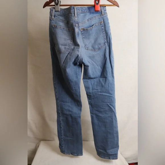 Abercrombie & Fitch Light Blue Straight Leg Jeans - Picture 7 of 11